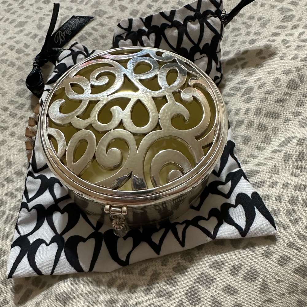 Brighton Skribbel Round Trinket Box